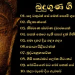 Sinhala Budu Guna Gee - Bodu bathi gee mp3 Collection Download